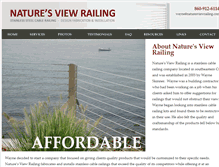 Tablet Screenshot of naturesviewrailing.com
